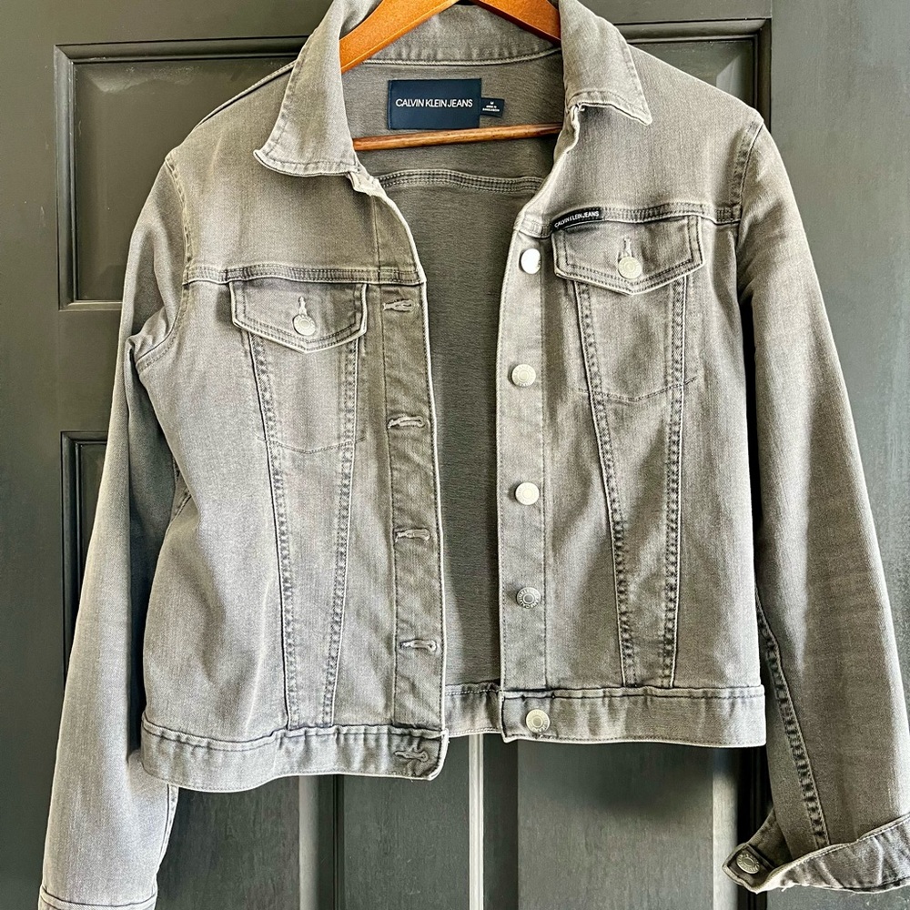 Calvin Klein Gray Denim Jacket